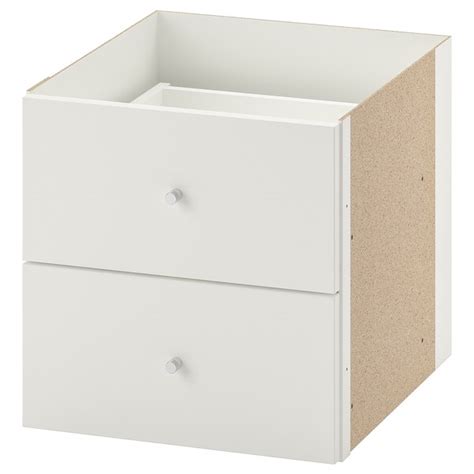 Come arredare casa spendendo poco idee proposte ikea per mobili complementi accessori decorazioni per l'appartamento in vendita a meno di 10 euro. KALLAX Struttura interna con 2 cassetti, bianco, 33x33 cm - IKEA