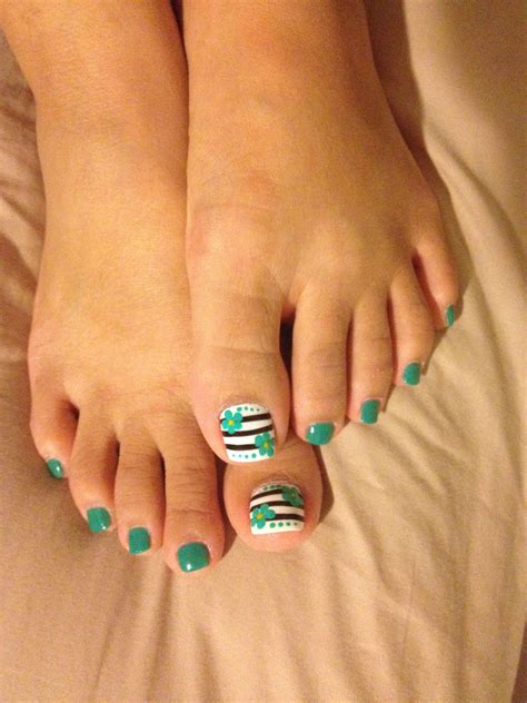 Toes Nail Art Green Toe Nails Summer Toe Nails Pretty Toe Nails Cute