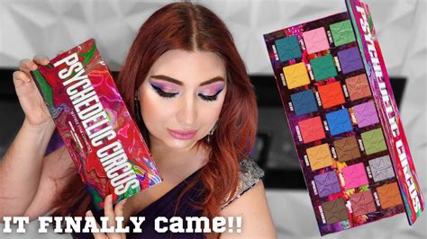 jeffree star cosmetics psychedelic circus palette review i know why delivery took so long