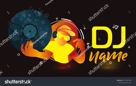 Dj Logo Design Creative Vector Logo Stock Vector Royalty Free