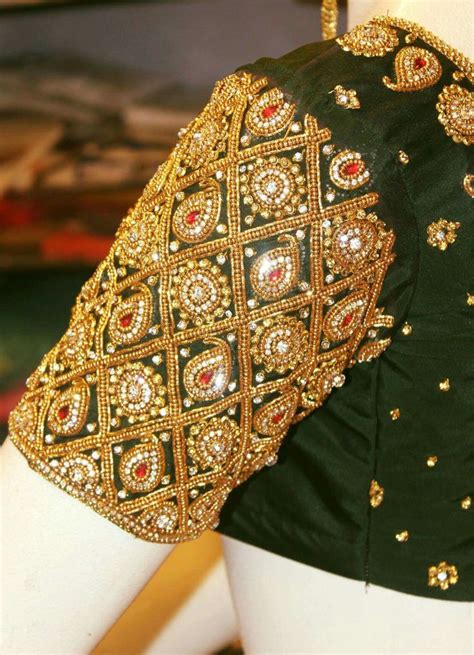 Pin By Almeenayadhav On Embroidery N Aari Work Bridal Blouse Designs