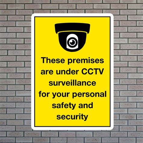 These Premises Are Under Cctv Surveillance Sign Signs2schools
