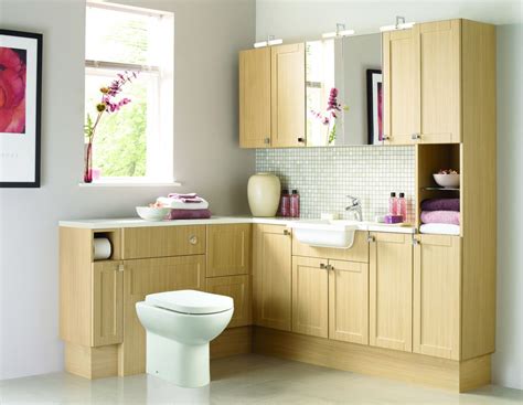 Quality bathroom furniture, cabinets and storage. Shaker Wood effect Bathroom Furniture | Bathroom ...