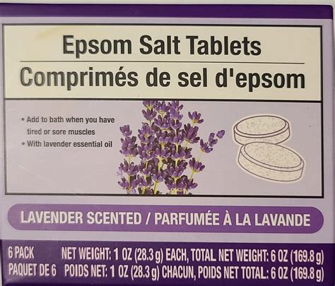 Epsom Salt Tablets