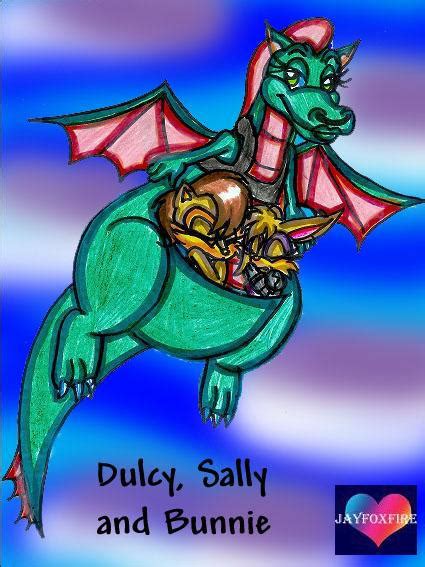 Dulcy Sally And Bunnie By Jayfoxfire On Deviantart
