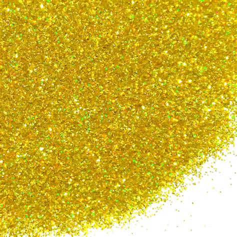 Yellow Gold Holographic Fine Glitter Crazoulis Glitter And Craft Supplies