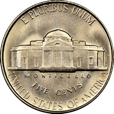 1952 S 5c Ms Jefferson Five Cents Ngc