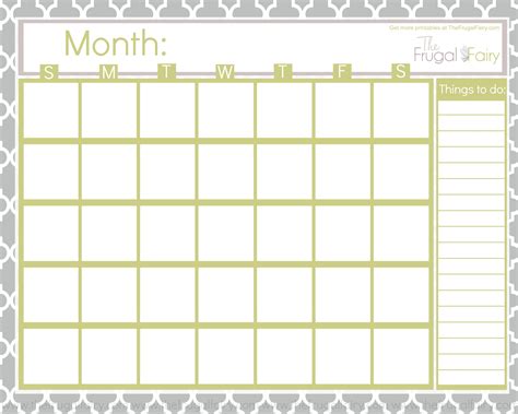 10 Best Free Printable Calendar Pages Printableecom Fresh Printable