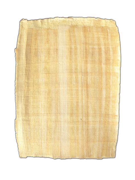 Hoja De Papiro 21x16cm Borde Natural Papiros Egipcios Tienda Roma