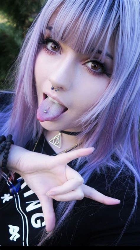 Gothic Girls Goth Beauty Dark Beauty Chica Heavy Metal Mode Emo Hippie Stil Beauté Blonde
