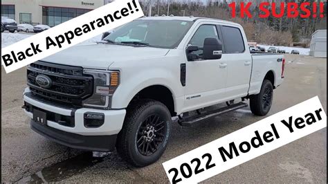 2022 F 250 Superduty Lariat Black Appearance Package YouTube