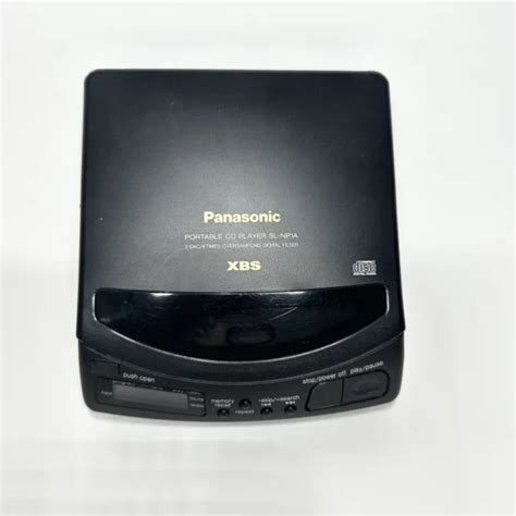 Vintage Japanese Panasonic Sl Np1 Xbs Portable Cd Player Tested Working