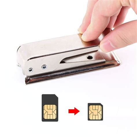 Carte Micro SIM Standard facile à utiliser au coupeur de coupe Nano SIM pour iPhone G S C