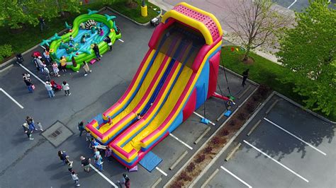 24 Ft Dual Lane Inflatable Slide Rental · National Event Pros