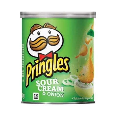 Pringles Small Can Sour Cream And Onion 12 X 40 G