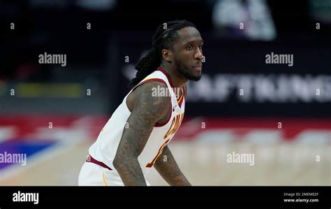 Cleveland Cavaliers Forward Taurean Prince Plays During An Nba