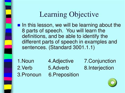 Ppt 8 Parts Of Speech Powerpoint Presentation Free Download Id4822008