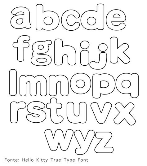 Como Fazer Letras Em Tecido Moldes Alfabeto Para Imprimir