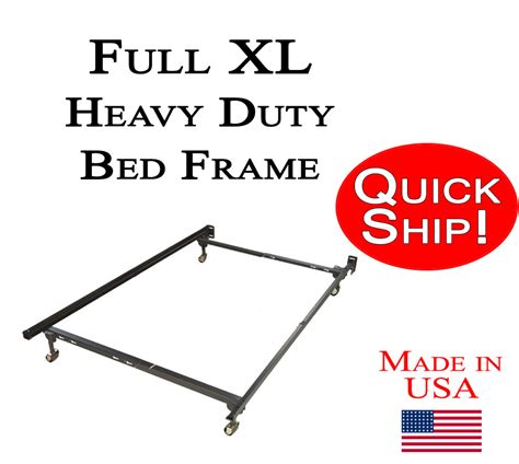 Heavy Duty Extra Long Full Size Metal Bed Frame