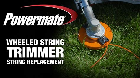 Check spelling or type a new query. Powermate Wheeled String Trimmer - String Replacement - YouTube
