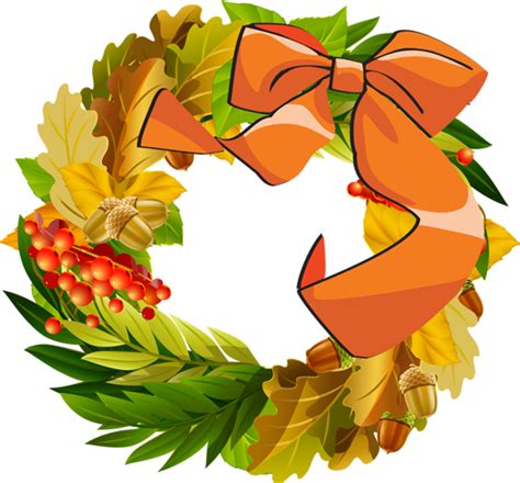 Fall Wreaths Cliparts Add A Touch Of Seasonal Charm To Your Designs