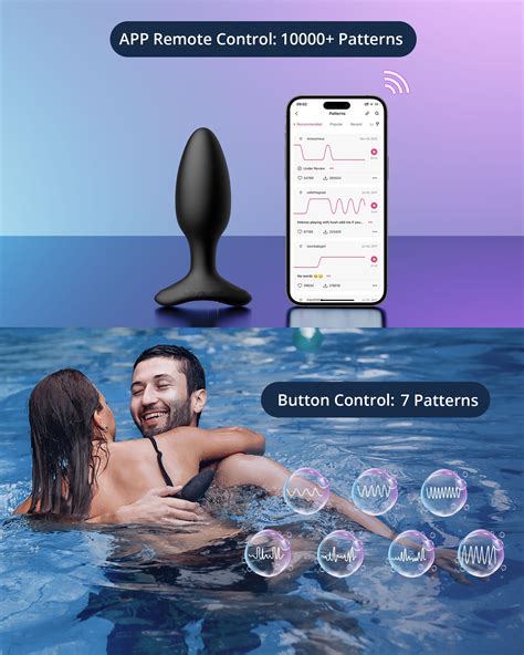 Lovense Hush Butt Plug Silicone Anal Vibrating Ball For Men Big