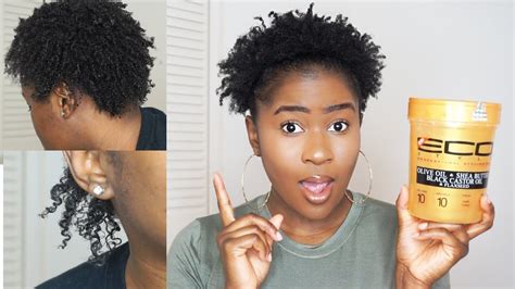 Have no new ideas about natural hair styling? VERY DETAILED: WASH N GO😱Using Eco Style Gold Gel on SHORT ...