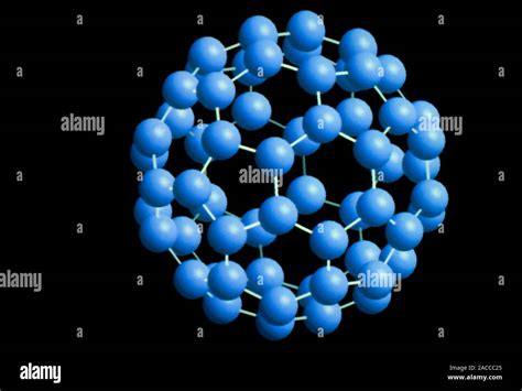 Ball And Spoke Molecular Graphic Representation Of A Molecule Of