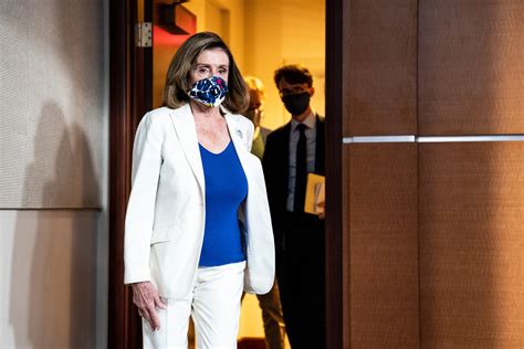 As Trumps Diagnosis Spooks Gop Pelosi Projects Optimism On