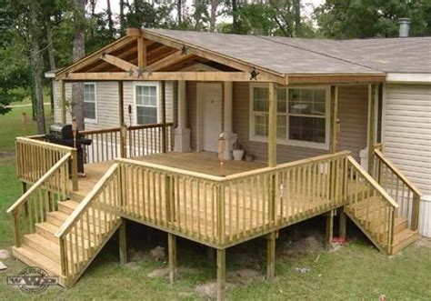 Double Wide Mobile Home Back Porch Ideas