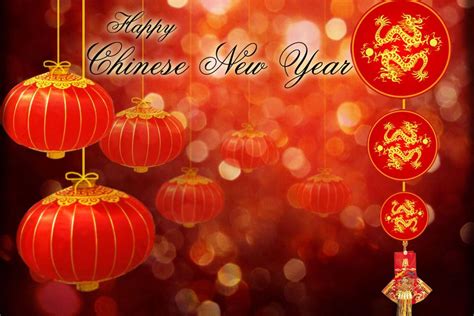 Download Red Happy Chinese New Year Wallpaper