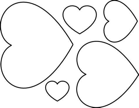 Heart Stencil Clip Art At Vector Clip Art Online Royalty