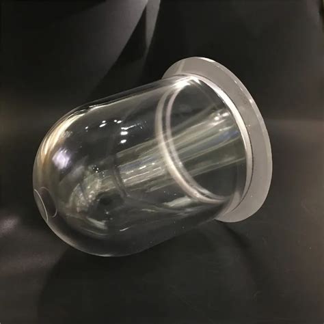 Molded Toughened Borosilicate Glass Outdoor Lighting Explosion Proof Light Glass Dome Cover