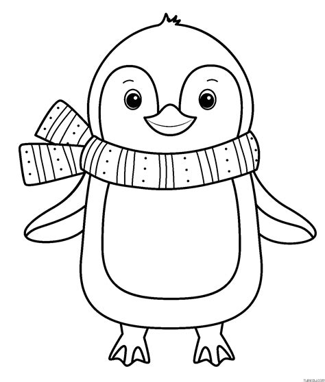 Baby Penguins Coloring Pages