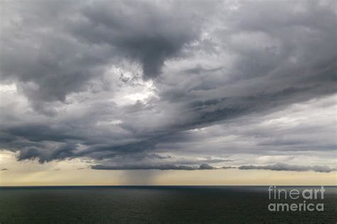 Tropical Storm Cloudscape Seascape Rain Photograph By Kevin Miller