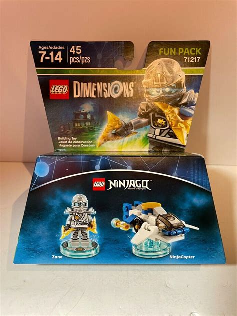 Ninjago Lego Dimensions Zane And Ninja Copter Fun Pack 71217 New