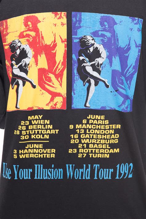 t shirt guns n roses use your illusion world tour 1992 xl vintage store