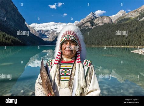 Cree Chief Model Released At Lake Louise Banff National Park