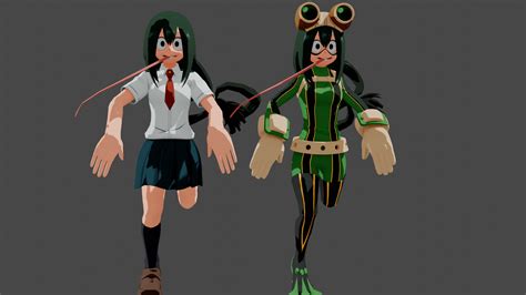 Tsuyu Asui Mhoj Blender Release By Animebou On DeviantArt