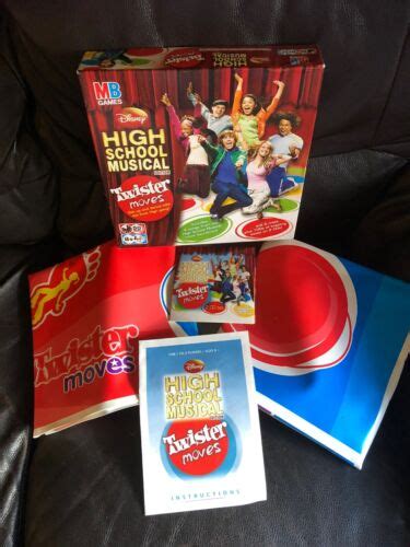 High School Musical Twister Moves Game With 2 Cds Ebay