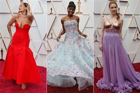 The Most Beautiful Dresses Of The Oscars In Pictures Celebrity Gossip