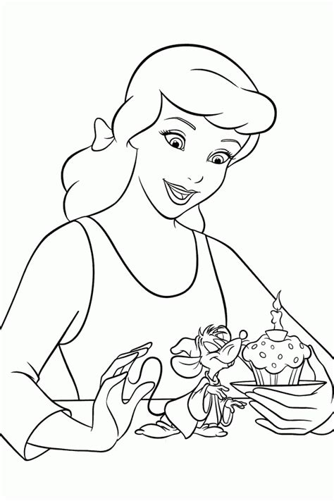 Cinderella disney princess profile coloring pages. Cinderella Picture Book - Coloring Home