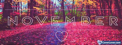 November Love Seasonal Facebook Cover