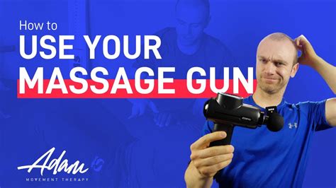 How To Use A Massage Gun Youtube