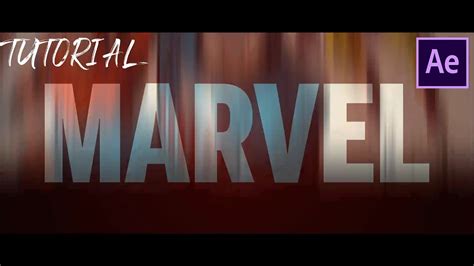 Marvel Studios Intro In After Effects Tutorial Youtube