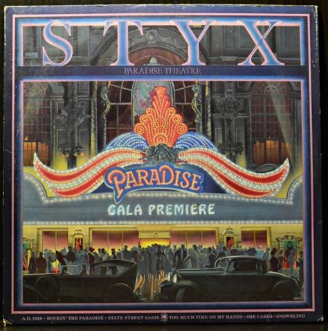 Styx ‎ Paradise Theater Sp 3719 Lp Album Black Vinyl Bazar Brno