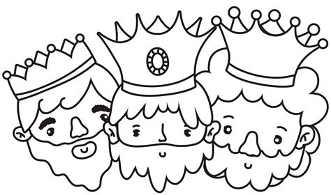 Dibujos De Los Reyes Magos Para Colorear E Imprimir Gratis