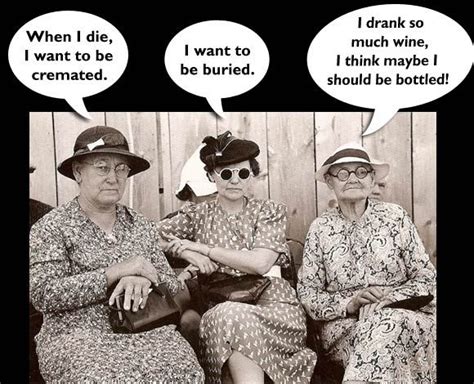 Two Older Women Sitting Next To Each Other With Speech Bubbles Above