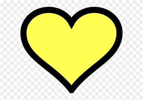 Yellow Heart Clipart Free Transparent Png Clipart Images Download