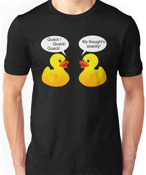 Funny Talking Rubber Ducks Essential T Shirt By Bigtime Funny Duck Funny Talking Cool Tees